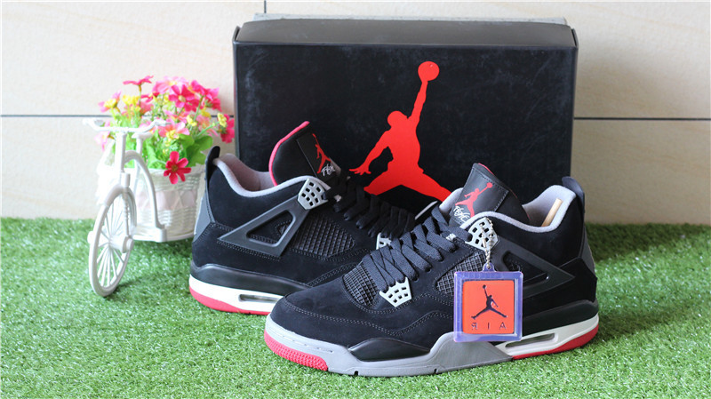 2016 Authentic Air Jordan 4 Retro Black Cement